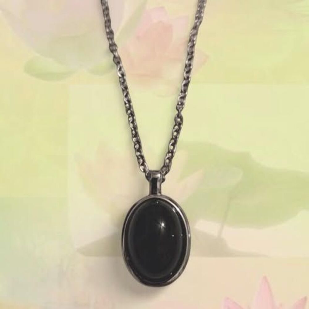 90s style whimsigoth black pendant chain necklace